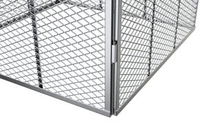 Komposter Metall 450L 80 x 80 x 70 cm