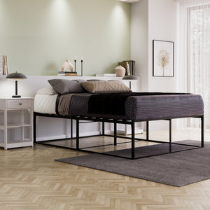 Metallbett ANKARA 140 x 200 x 45 cm schwarz