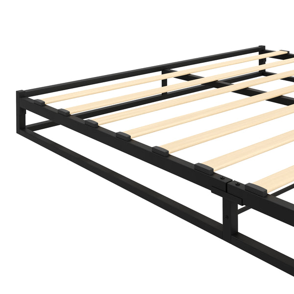 Metallbett ANKARA 140 x 200 x 15 cm schwarz