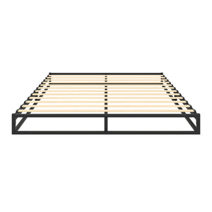 Metallbett ANKARA 140 x 200 x 15 cm schwarz