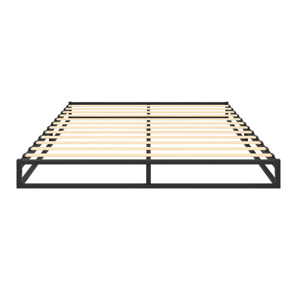 Metallbett ANKARA 140 x 200 x 15 cm schwarz