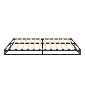 Metallbett ANKARA 140 x 200 x 15 cm schwarz