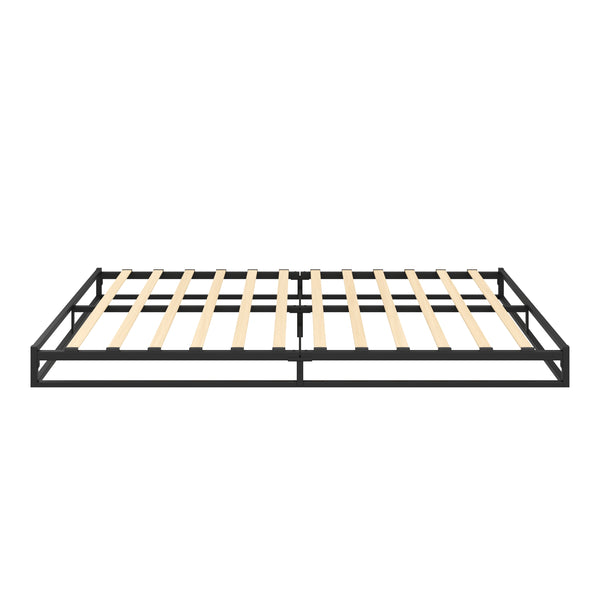 Metallbett ANKARA 140 x 200 x 15 cm schwarz