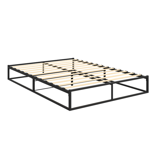 Metallbett ANKARA 140 x 200 x 25 cm schwarz