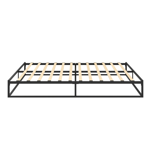 Metallbett ANKARA 140 x 200 x 25 cm schwarz