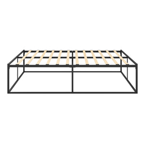 Metallbett ANKARA 140 x 200 x 45 cm schwarz