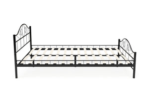 Metallbett AURELIE 140 x 200 cm schwarz