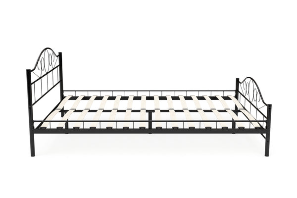 Metallbett AURELIE 140 x 200 cm schwarz