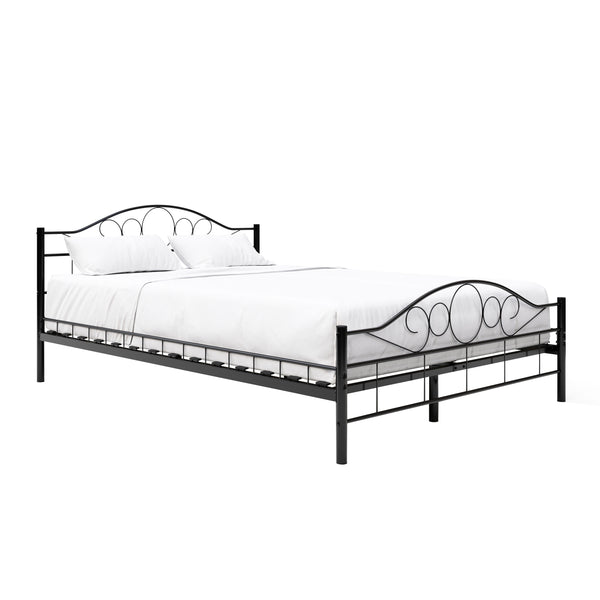 Metallbett AURELIE 140 x 200 cm schwarz