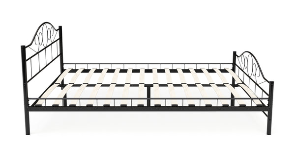 Metallbett AURELIE 160 x 200 cm schwarz