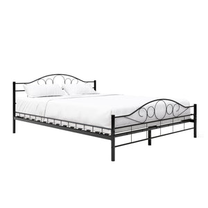 Metallbett AURELIE 160 x 200 cm schwarz