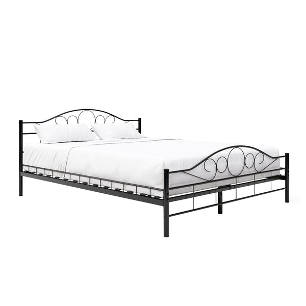 Metallbett AURELIE 160 x 200 cm schwarz