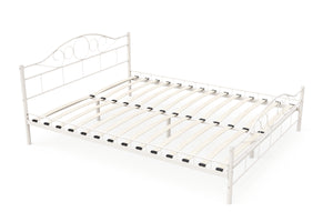 Metallbett AURELIE 160 x 200 cm weiss