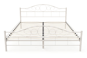 Metallbett AURELIE 160 x 200 cm weiss