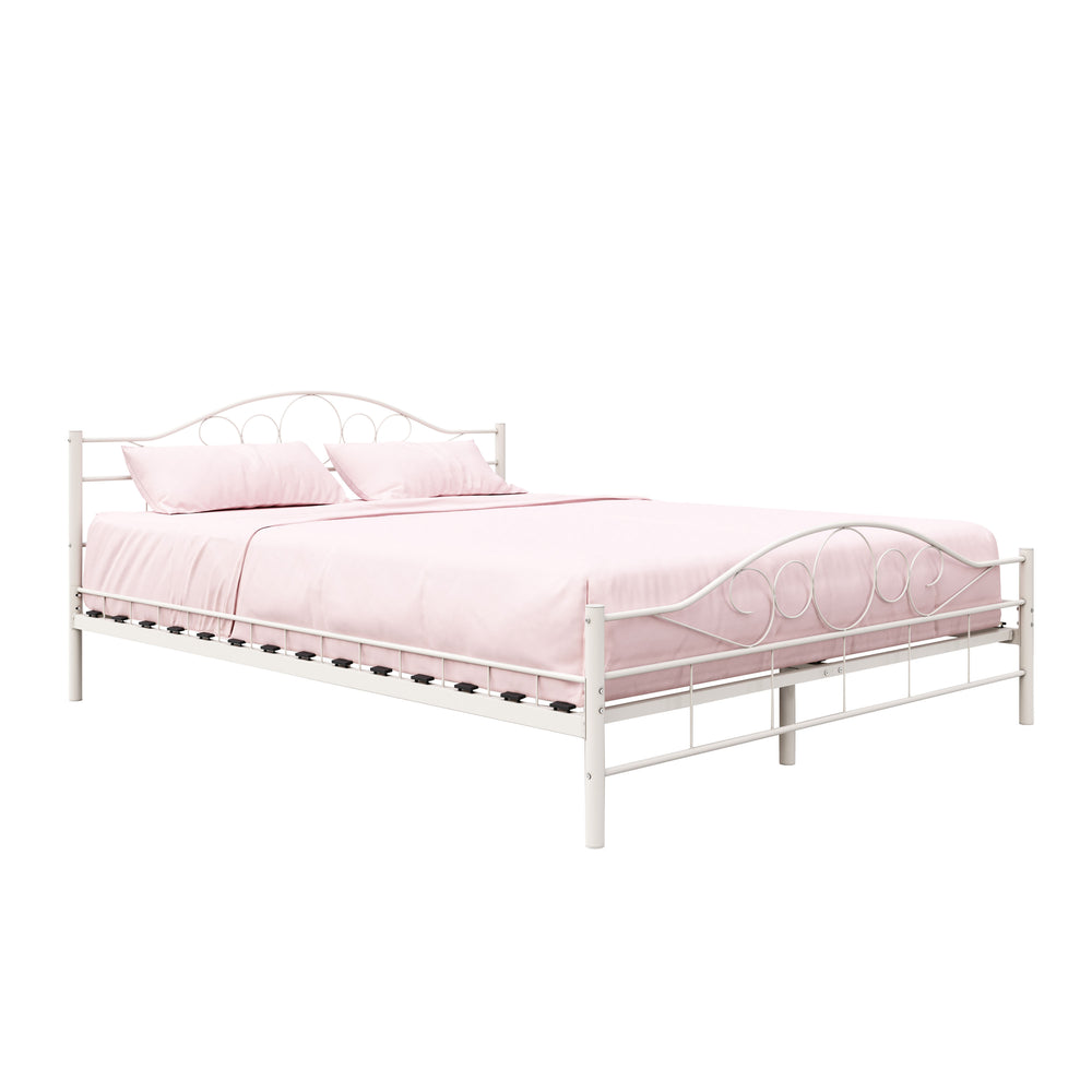 AURELIE metal bed 160 x 200 cm white