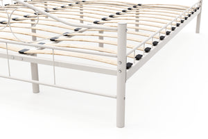 Metallbett AURELIE 180 x 200 cm weiss
