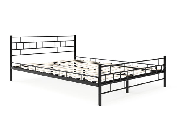 Metallbett CIEL 140 x 200 cm schwarz