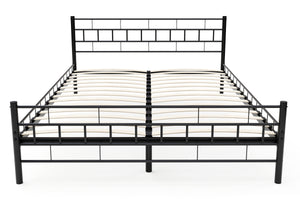 Metallbett CIEL 140 x 200 cm schwarz
