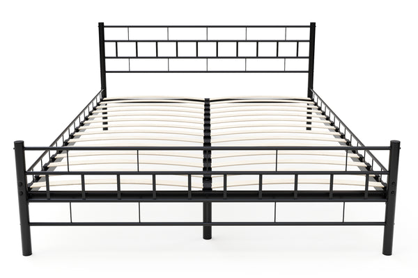 Metallbett CIEL 140 x 200 cm schwarz