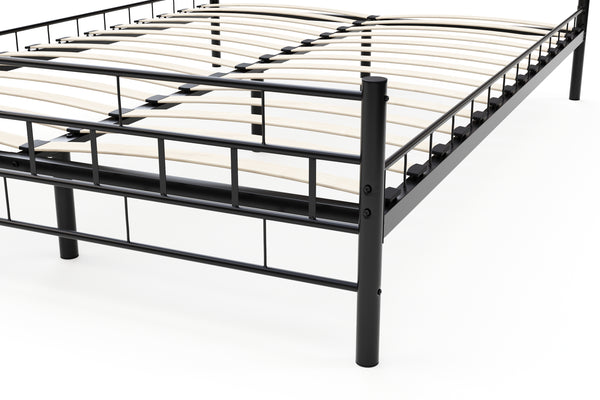 Metallbett CIEL 140 x 200 cm schwarz