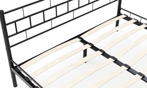 Metallbett CIEL 140 x 200 cm schwarz