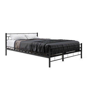 Metallbett CIEL 140 x 200 cm schwarz