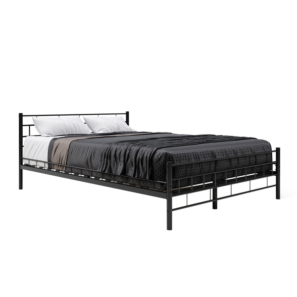 Metallbett CIEL 140 x 200 cm schwarz