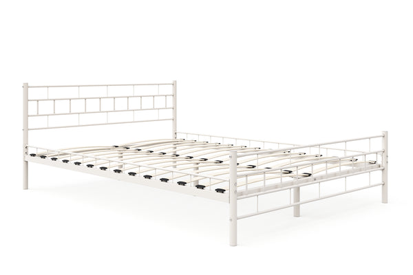 Metallbett CIEL 140 x 200 cm weiss
