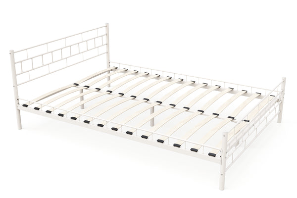 Metallbett CIEL 140 x 200 cm weiss
