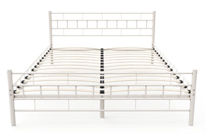 Metallbett CIEL 140 x 200 cm weiss