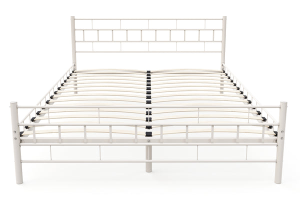 Metallbett CIEL 140 x 200 cm weiss