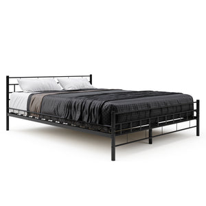 Metallbett CIEL 160 x 200 cm schwarz