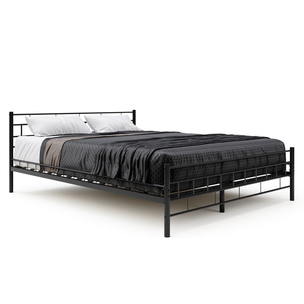 Metallbett CIEL 160 x 200 cm schwarz