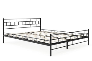 Metallbett CIEL 160 x 200 cm schwarz