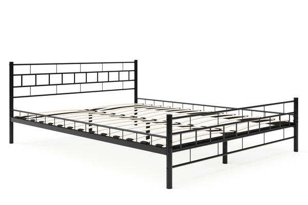 Metallbett CIEL 160 x 200 cm schwarz