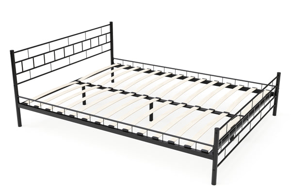 Metallbett CIEL 160 x 200 cm schwarz