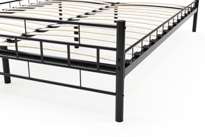 Metallbett CIEL 160 x 200 cm schwarz