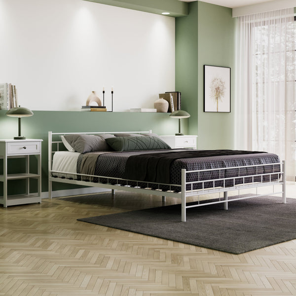 Metallbett CIEL 160 x 200 cm weiss
