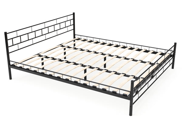 Metallbett CIEL 180 x 200 cm schwarz