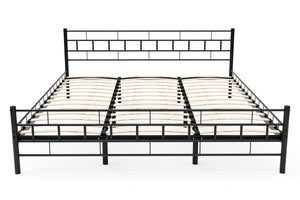 Metallbett CIEL 180 x 200 cm schwarz