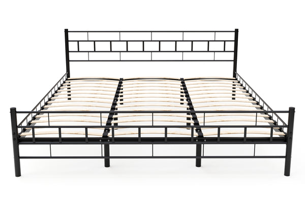 Metallbett CIEL 180 x 200 cm schwarz