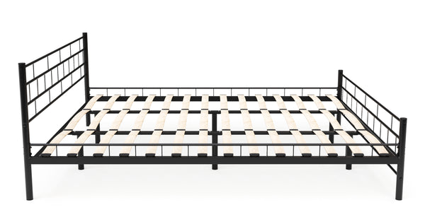Metallbett CIEL 180 x 200 cm schwarz