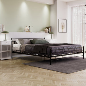Metallbett CIEL 180 x 200 cm schwarz