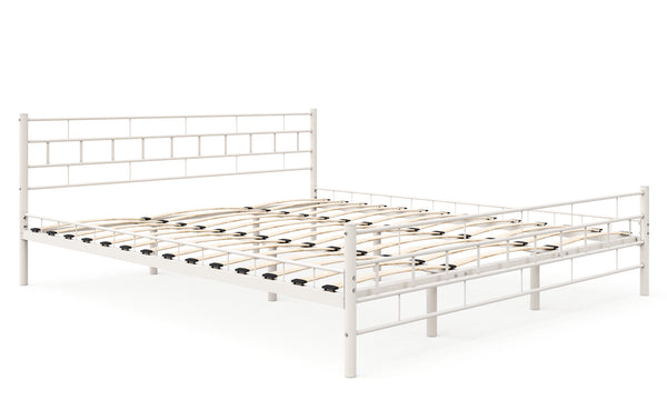 Metallbett CIEL 180 x 200 cm weiss