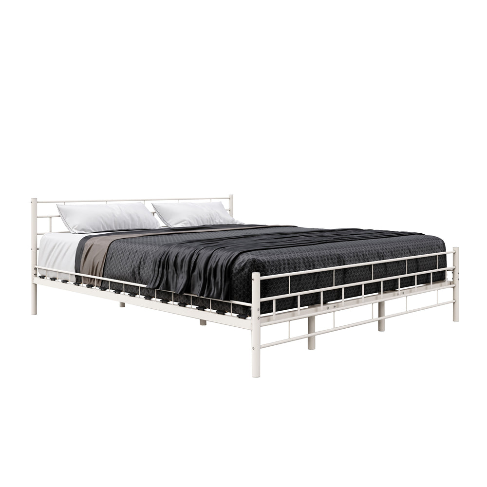 Metal bed CIEL 180 x 200 cm white