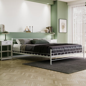 Metallbett CIEL 180 x 200 cm weiss