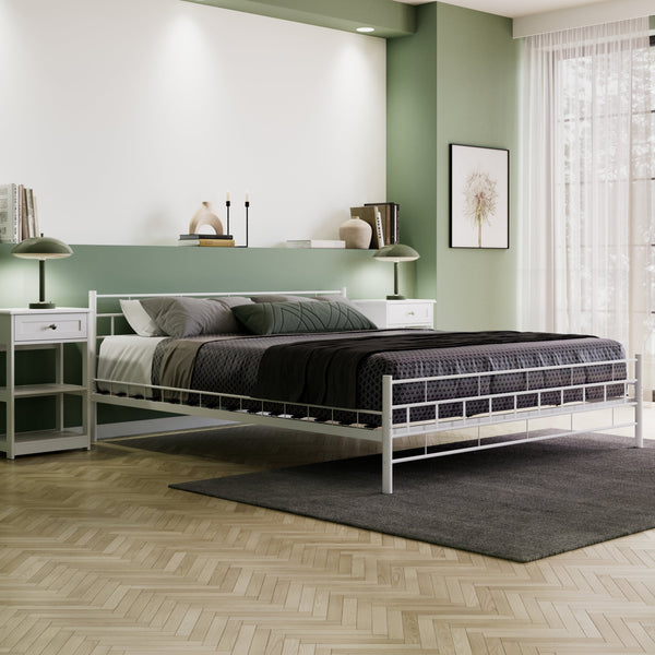 Metallbett CIEL 180 x 200 cm weiss
