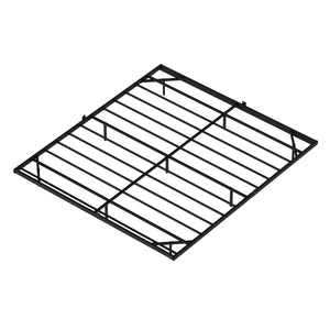 Metallbett LED MORVEN 180 x 200 cm schwarz