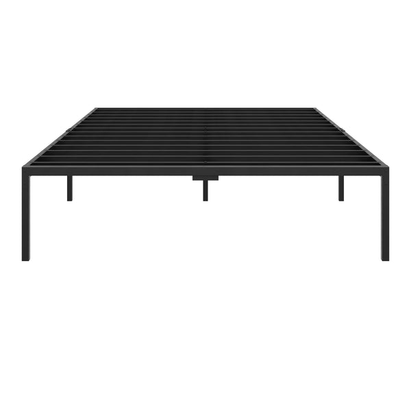 Metallbett SERENA 140 x 200 cm schwarz