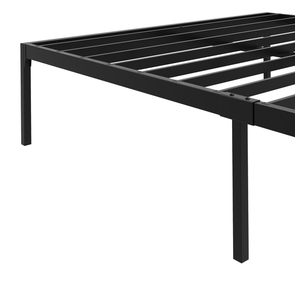Metallbett SERENA 140 x 200 cm schwarz